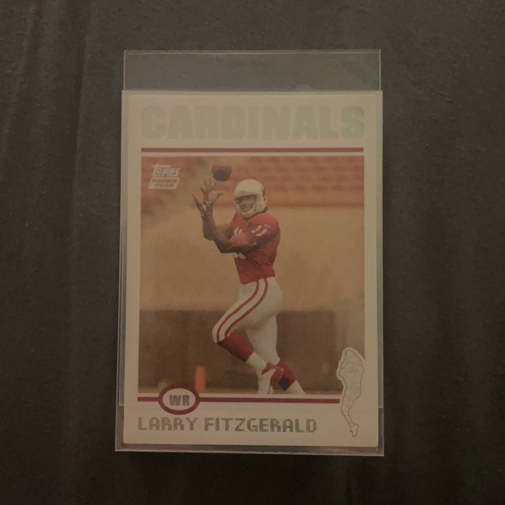 Larry Fitzgerald Topps Rookie Card - Picture 3 of 3